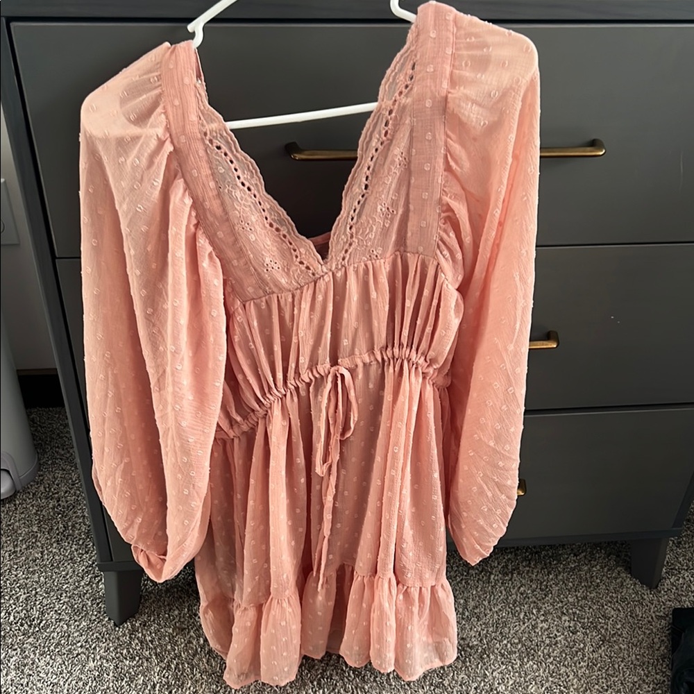 ASOS Pink Flowy Dress